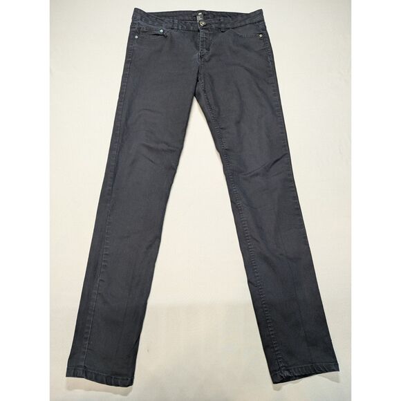 H&M Pants - H&M Womens Size 12 Gray Stretch Jeans Slim Straight Leg 29 Inseam